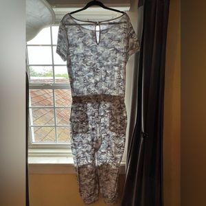 Grey Camo jumpsuit